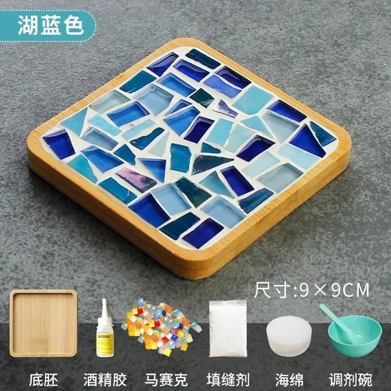 CowLost | product_id-handmade-diy-mosaic-bamboo-cup-mat-coaster-heart-square-parent-child-educational-toy |13