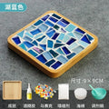 CowLost | product_id-handmade-diy-mosaic-bamboo-cup-mat-coaster-heart-square-parent-child-educational-toy |13