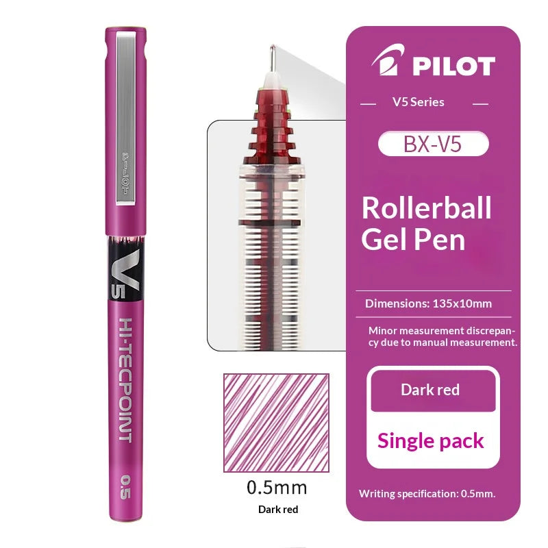 CowLost | product_id-pilot-bx-v5-12-color-0-5mm-rollerball-pens-anti-leak-smooth-ink-for-journaling-art-projects |30
