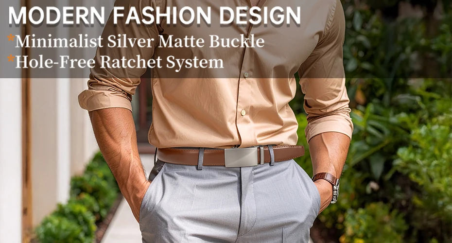 CowLost | maikun-brown-leather-ratchet-belts-for-men |8