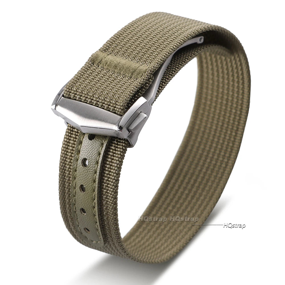 CowLost | product_id-20mm-ribbed-nylon-sport-strap-with-stainless-steel-buckle-for-omega-swatch-moonswatch-replacement |9