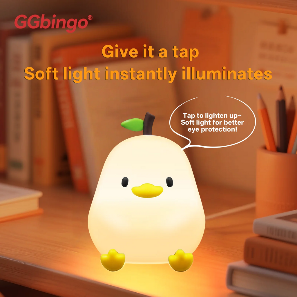CowLost | product_id-pear-shaped-touch-controlled-7-color-dimmable-usb-rechargeable-silicone-night-light |2