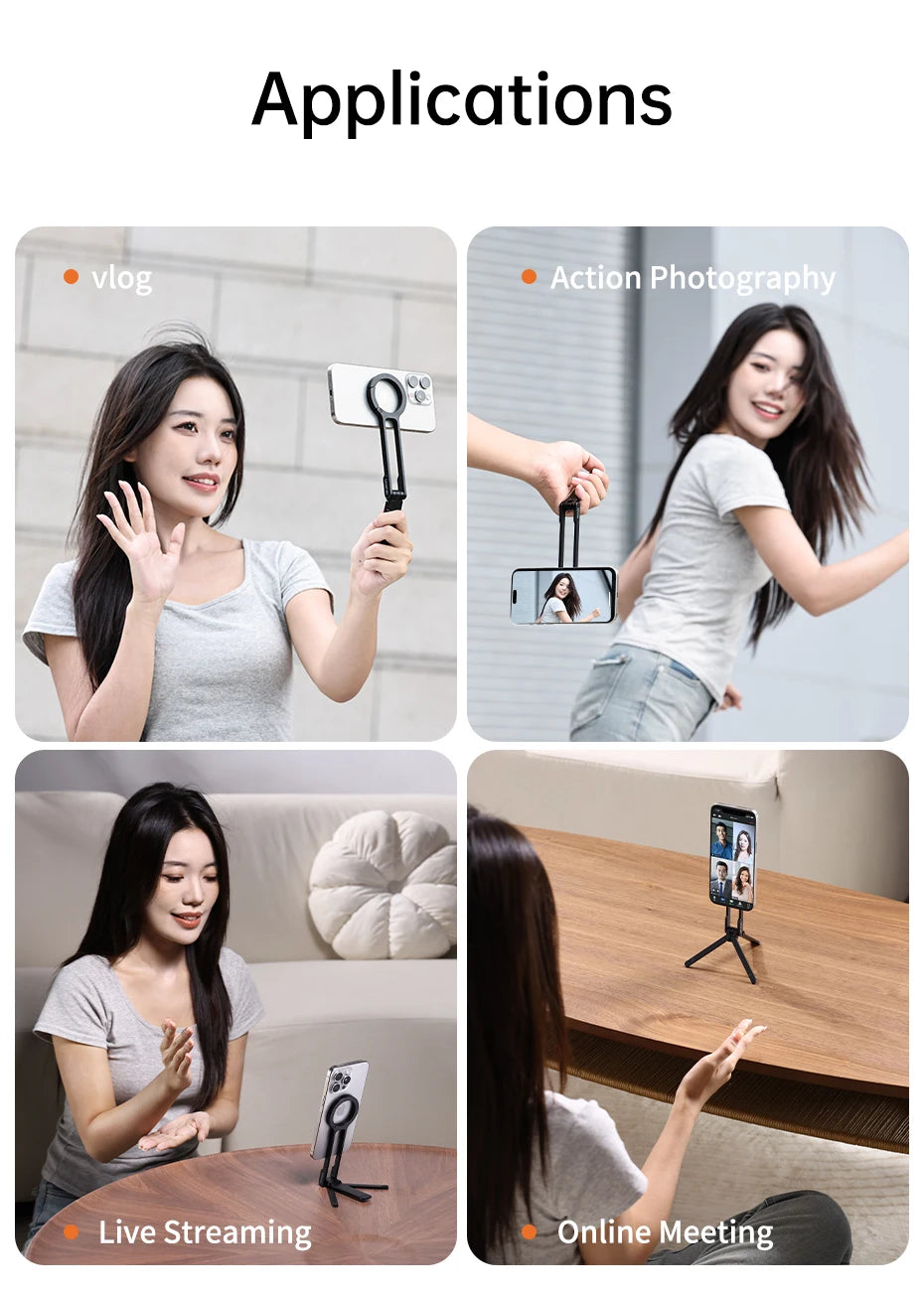 CowLost | ulanzi-ma30-carabiner-mounted-phone-tripod-for-iphone-15-14-13-12-pro-pro-max-dual-sided-magnet |16