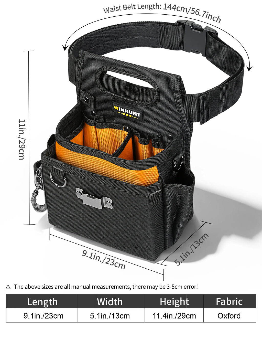 CowLost | product_id-winhunt-heavy-duty-tool-belt-pouch-with-adjustable-belt-and-multiple-pockets |14
