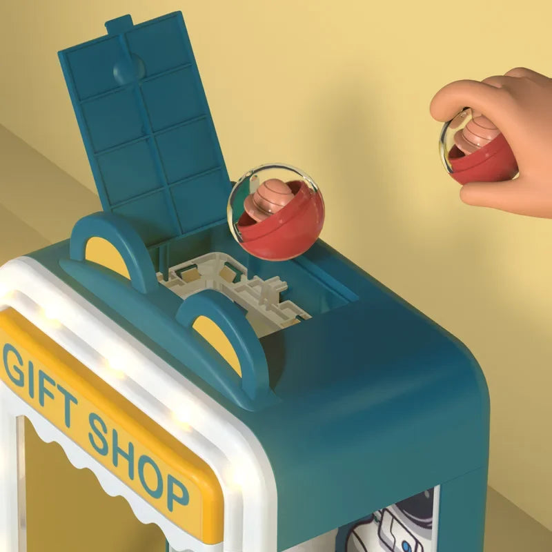 Cartoon Automatic Mini Claw Machine Toy for Kids Play Gift