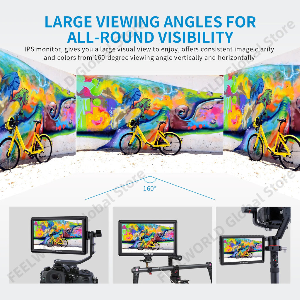 CowLost | 3d-printer-accessories-feelworld-s55-6-5-4k-portable-dslr-camera-field-monitor-hdmi-output |8
