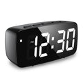 ORIA Digital LED Alarm Clock Voice Control Snooze Temperature Display Night Mode