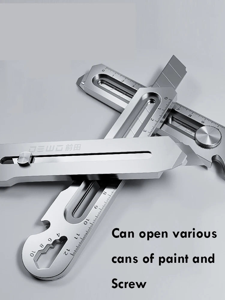 CowLost | product_id-6-in-1-multifunctional-stainless-steel-utility-knife-18mm-25mm-with-ruler-bottle-opener-tail-break-snap-off-cutter |4