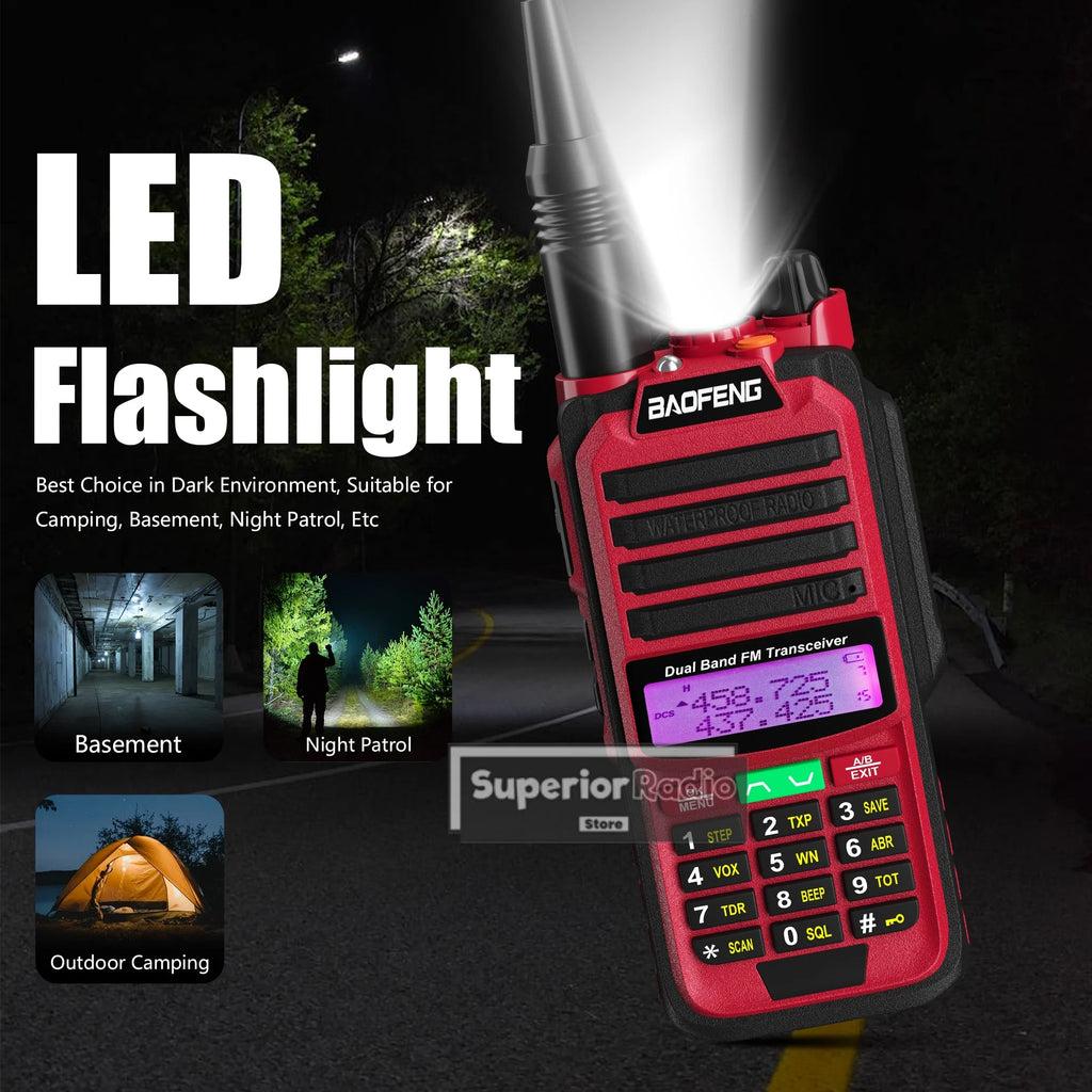 CowLost | mobile-phone-cases-baofeng-uv-68-pro-max-v2-walkie-talkie-ip67-waterproof-usb-c-charger-long-range-fm-radio-128-channels |3