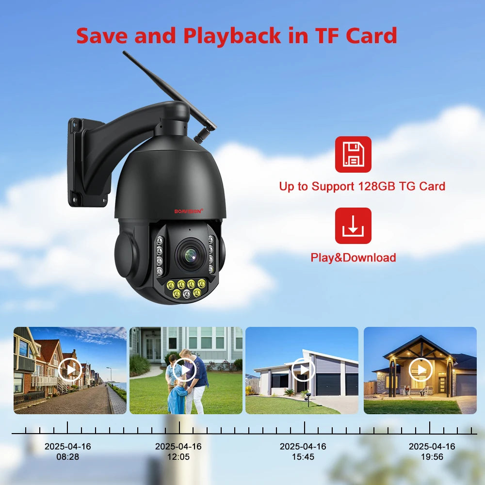 CowLost | 4k-8mp-surveillance-camera-wifi-4g-sim-card-poe-30x-zoom-ptz-ai-humanoid-tracking-ir-100m-outdoor-speed-dome-security-camera |15