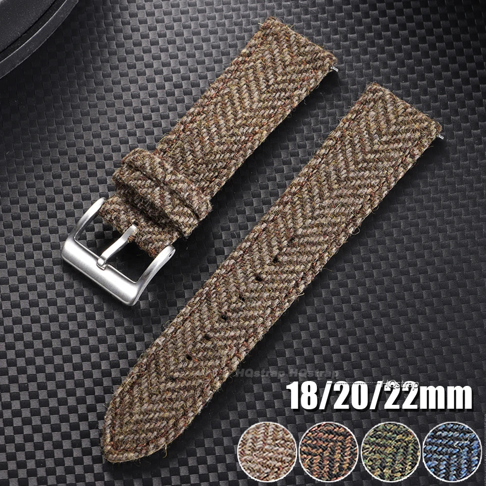 CowLost | bracelets-product_id-vintage-tweed-nylon-and-genuine-leather-quick-release-watch-band-for-seiko-18mm-20mm-22mm |7