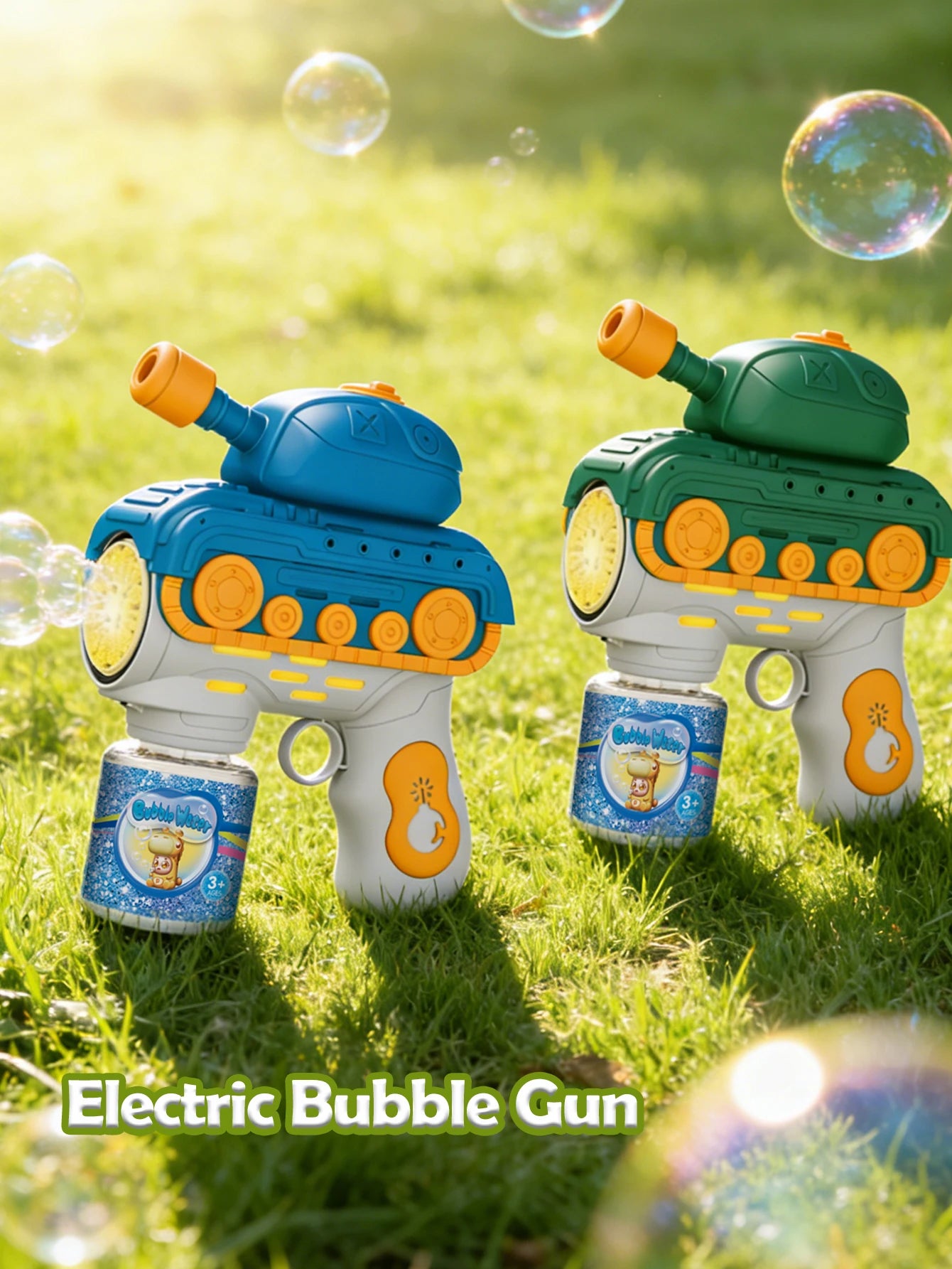 CowLost | product_id-electric-cartoon-tank-bubble-gun-toy-for-kids-outdoor-play-no-bubble-liquid-included |7