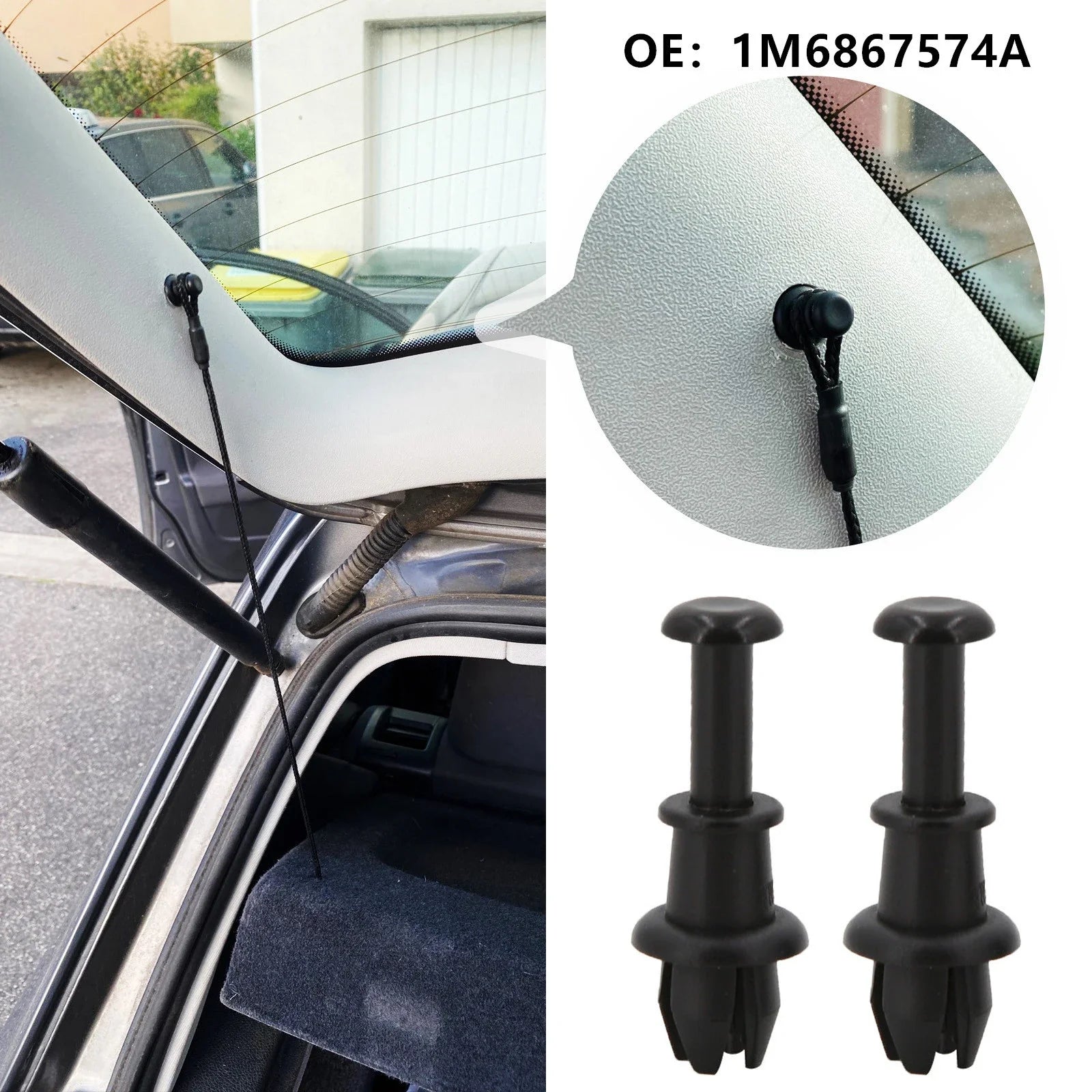 CowLost | product_id-2-4-10pcs-car-boot-lanyard-hook-1m6867574a-fixing-clip-for-audi-volkswagen-polo-luggage-tray |1