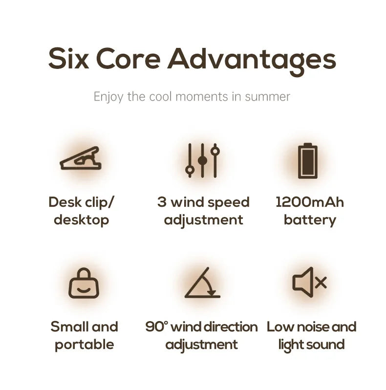 CowLost | product_id-homefish-usb-rechargeable-mini-clip-fan-portable-sunshade-cooling-fan-for-outdoor-travel-live-streaming |8