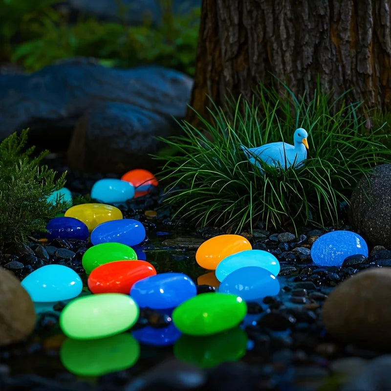 50pcs 20-30mm Landscape Stones for Garden, Fish Tank, Home & Wedding Decoration