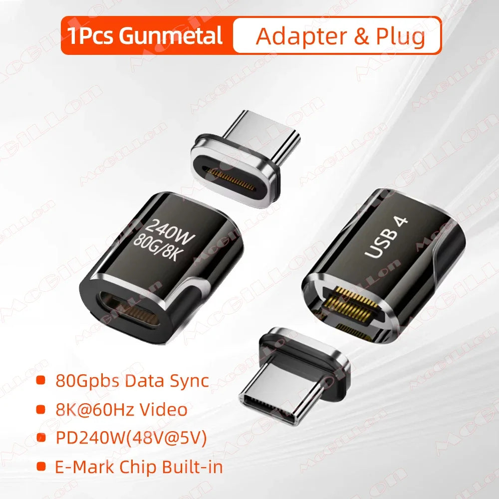 CowLost | product_id-usb4-thunderbolt-5-magnetic-usb-c-to-usb-c-adapter-240w-pd-fast-charging-80gbps-8k-60hz |18