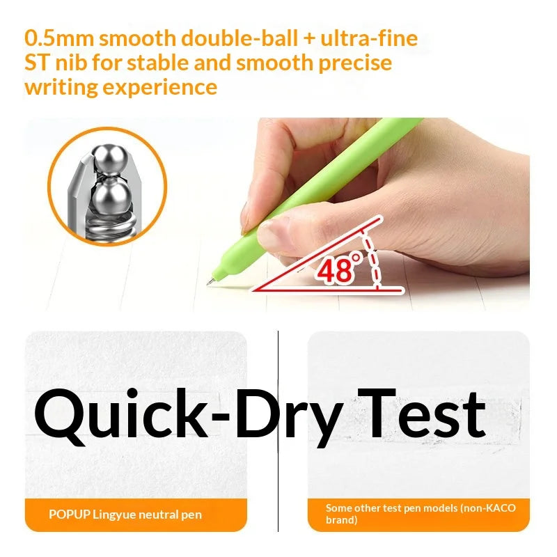 CowLost | product_id-kaco-fanta-0-5mm-black-gel-pen-pop-up-side-click-ergonomic-for-study-gift |6