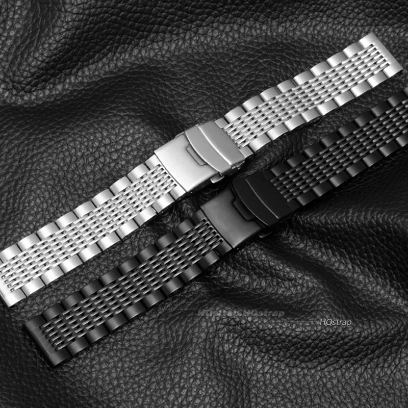 CowLost | product_id-stainless-steel-mesh-watchband-18-24mm-for-seiko-rolex-with-folding-clasp |9