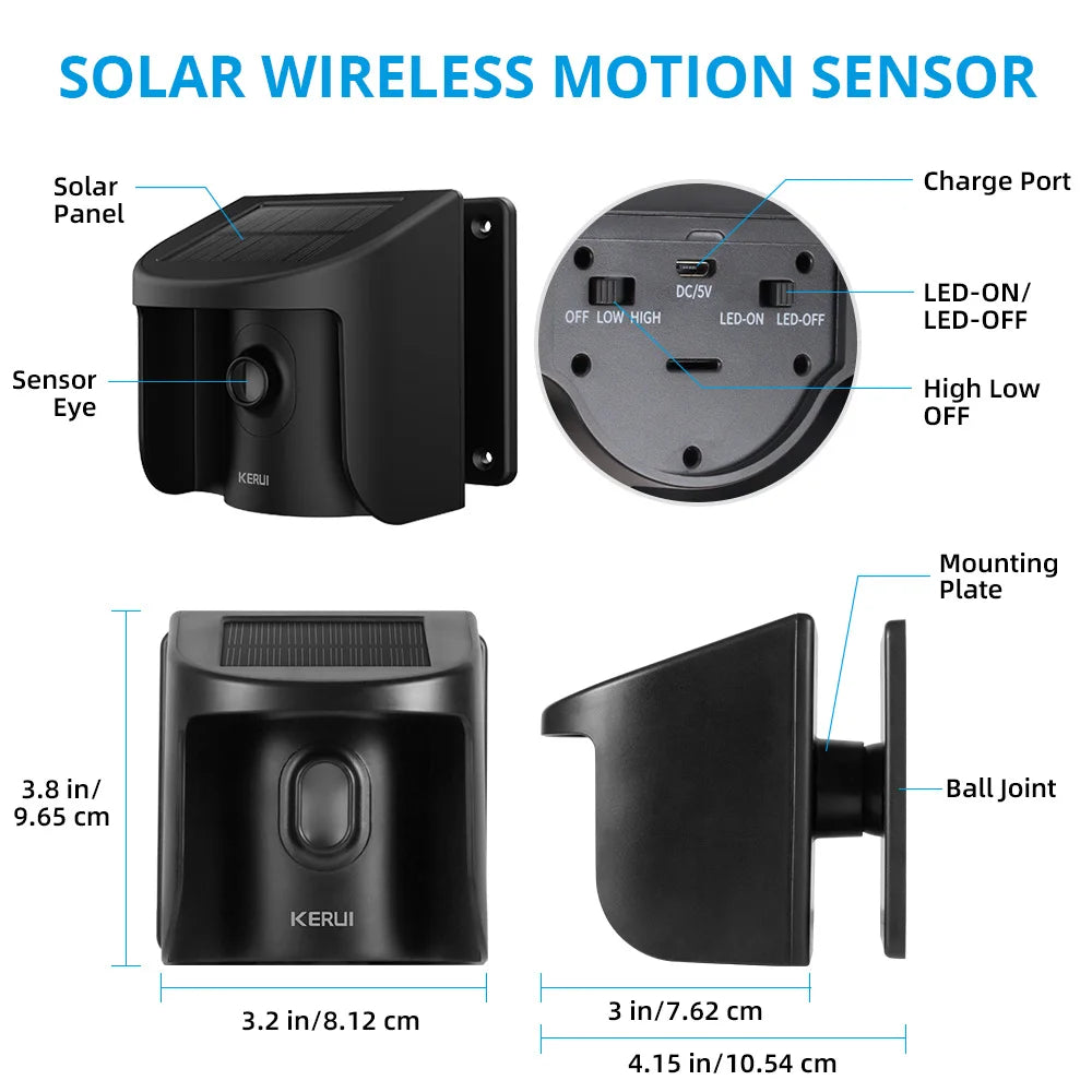 CowLost | fencing-barriers-kerui-wireless-smart-home-alarm-driveway-garage-burglar-sensor |24