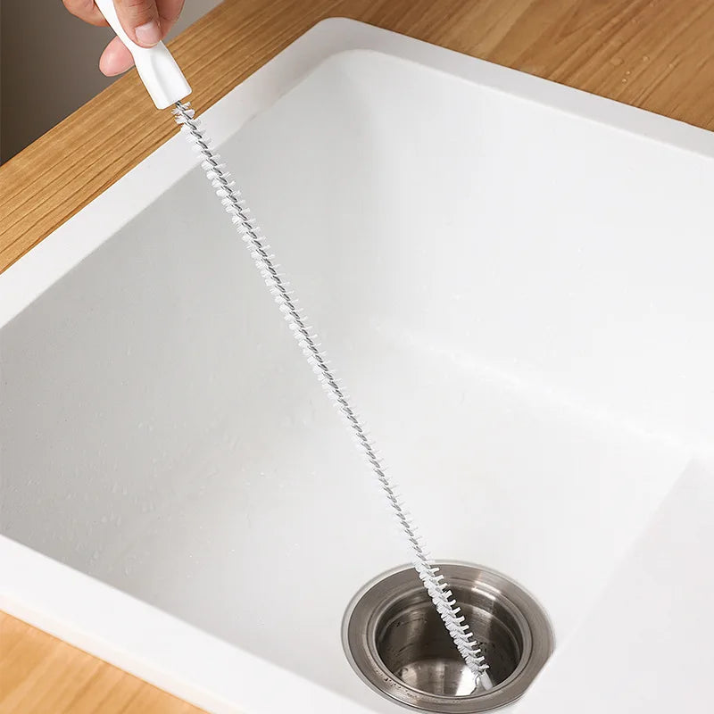CowLost | 1-2pcs-long-clean-brush-sink-pipe-dredging-brush-clog-hole-remover |3
