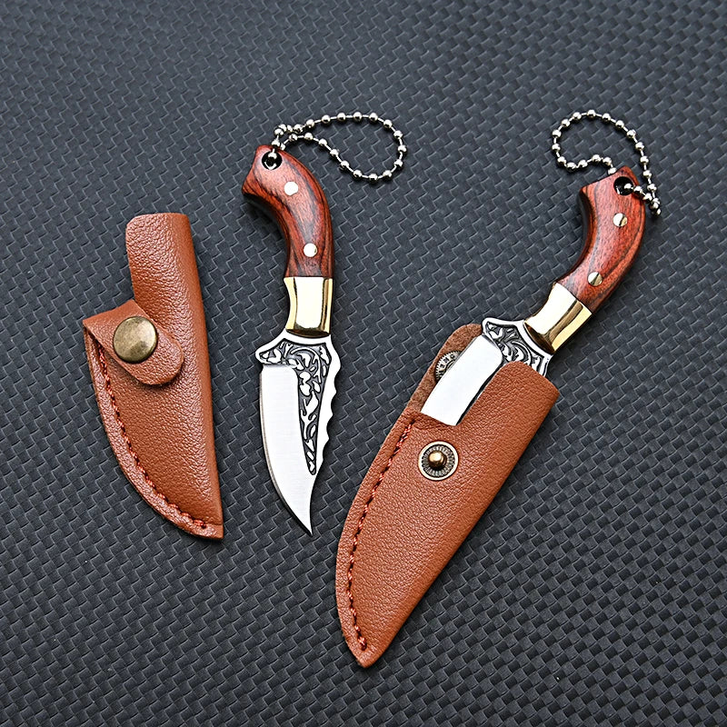CowLost | activewear-pants-portable-mini-folding-knife-brass-color-wood-handle-stainless-steel-blade |5