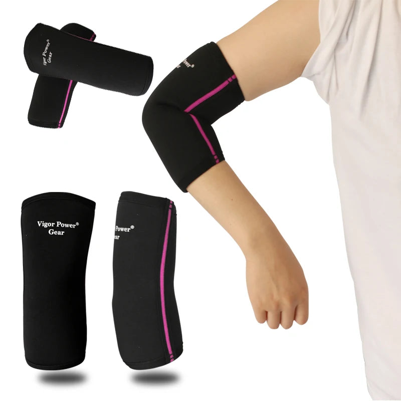 CowLost | sporting-goods-neoprene-elbow-support-for-muscle-composition-and-workout-grip-pads-1-pair |1