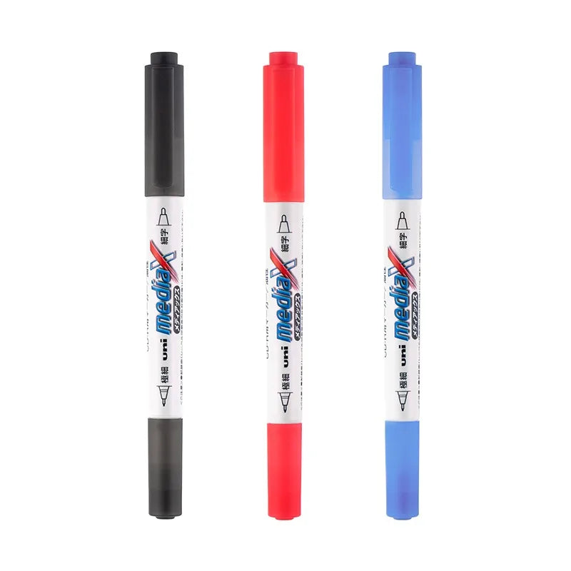 CowLost | product_id-uni-double-headed-oil-marker-pen-0-4-0-9mm-quick-dry-for-cd-glass-ceramic-fabric-leather-tire |6