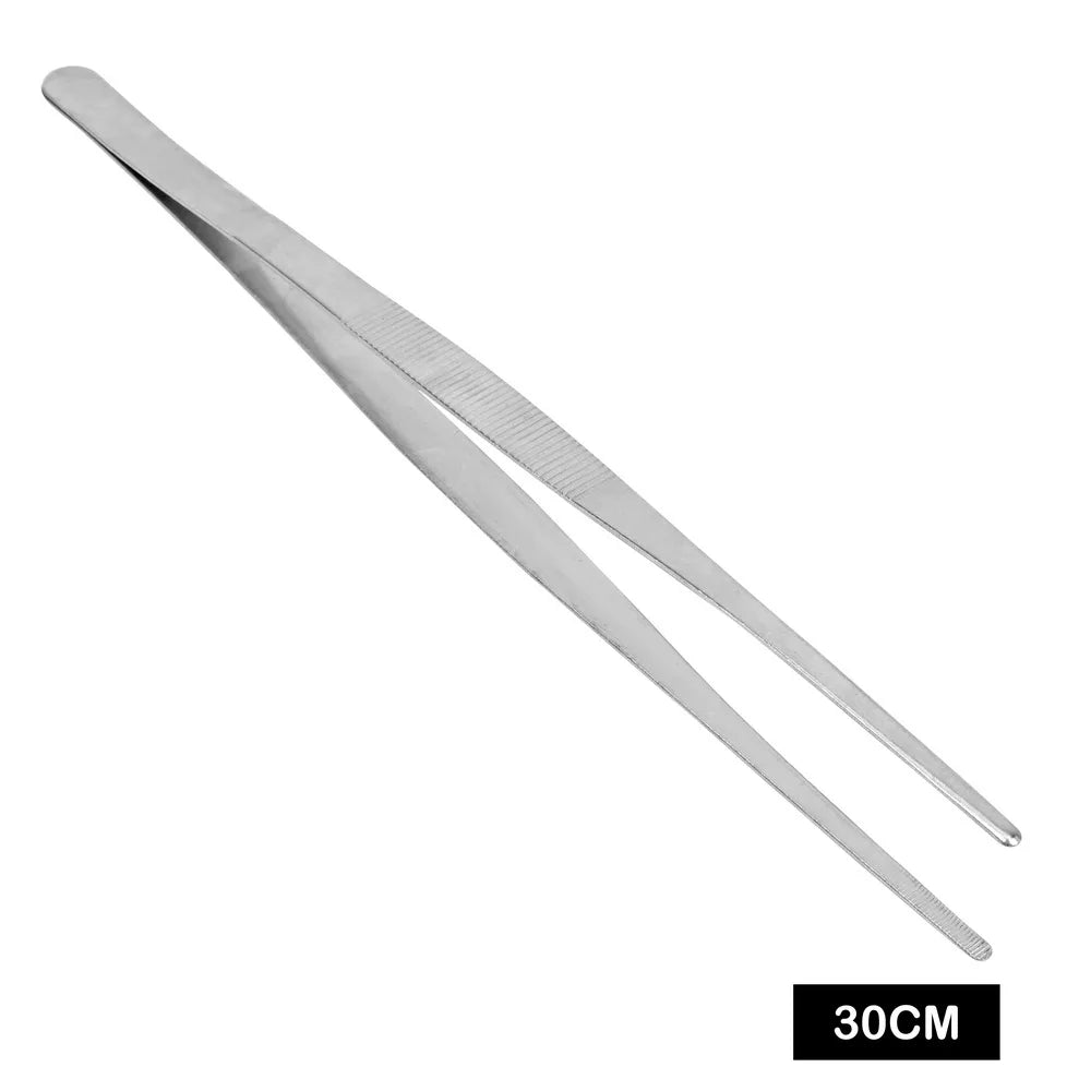 CowLost | product_id-stainless-steel-toothed-straight-bbq-food-tongs-20cm-30cm |3