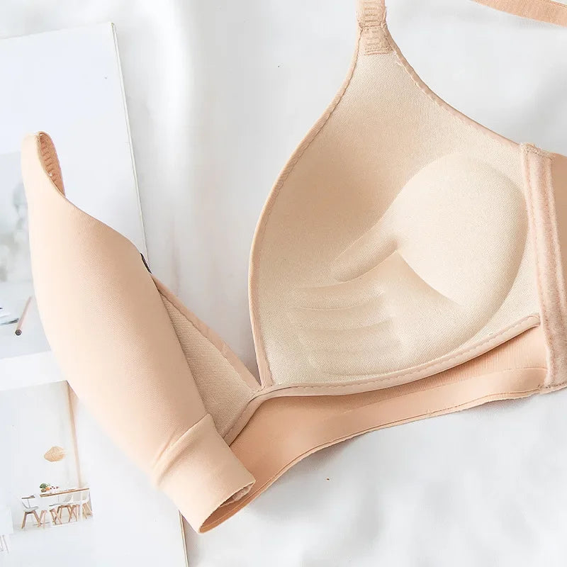 CowLost | product_id-fallsweet-2pcs-seamless-wireless-push-up-3-4-cup-bra-for-women |3