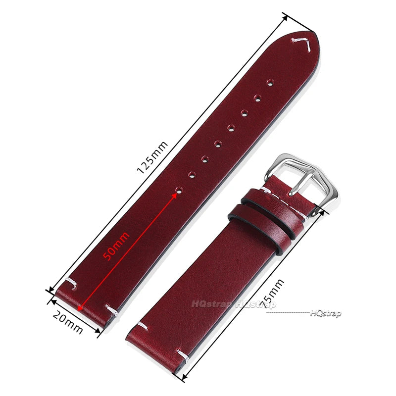 CowLost | product_id-handmade-vintage-oil-wax-cowhide-leather-watch-band-strap-18-24mm-for-smartwatch |8