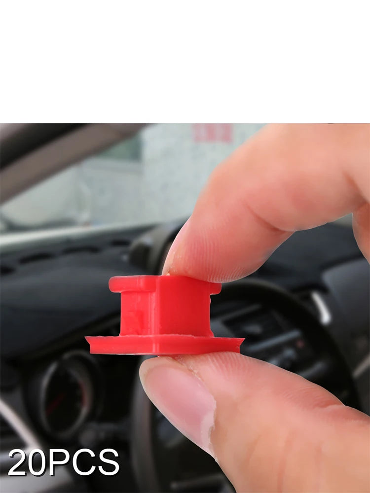 CowLost | product_id-red-insert-grommets-20pcs-dashboard-trim-clips-for-bmw-e46-e65-e66-e83n |12