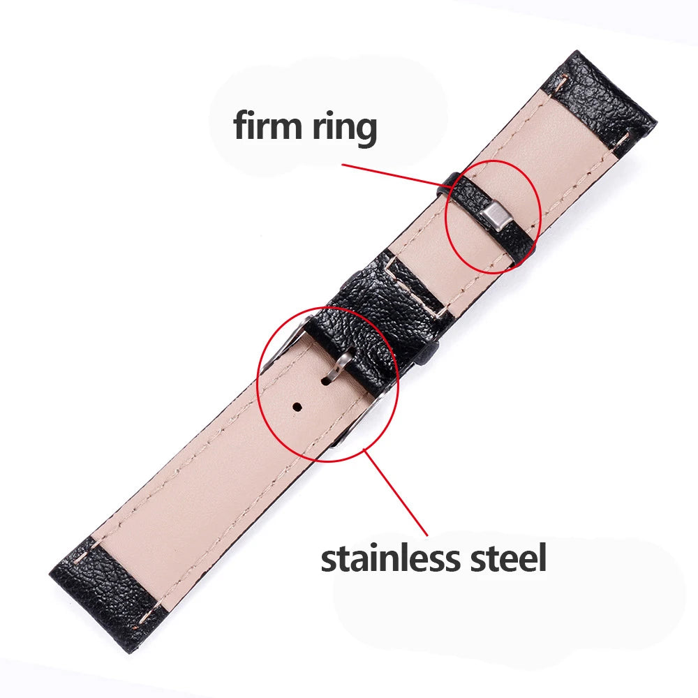 CowLost | water-product_id-waterproof-lychee-pattern-pu-leather-watchband-for-seiko-rolex-16-22mm |10