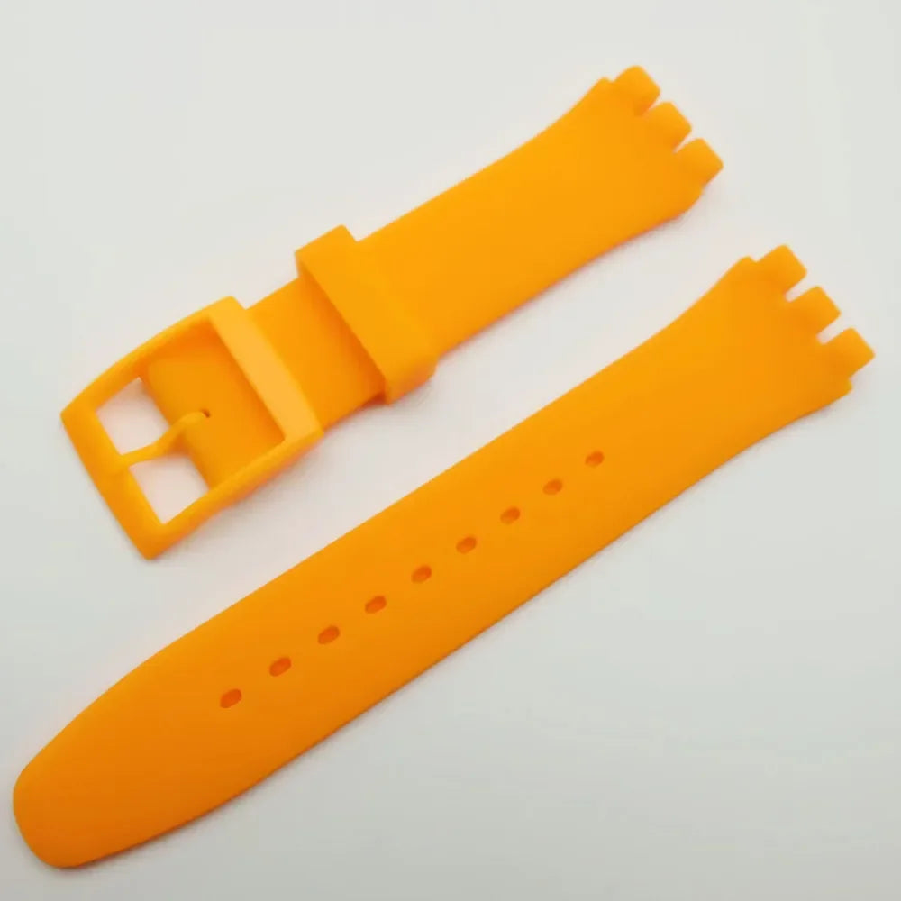 CowLost | product_id-waterproof-silicone-replacement-watch-strap-with-metal-pin-buckle-for-swatch-16-17-19-20mm-unisex |21