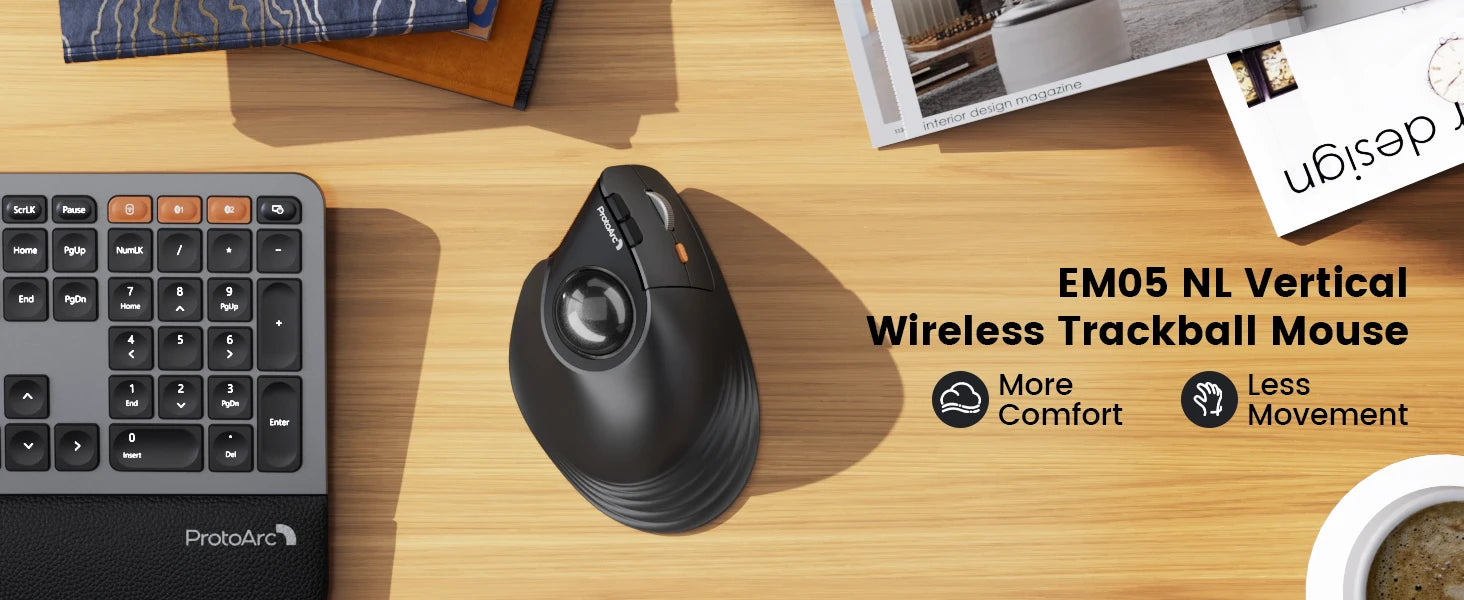 CowLost | protoarc-em05nlwireless-trackball-mouse-rechargeable-bluetooth-ergonomic-vertical-rollerball-mouse |7