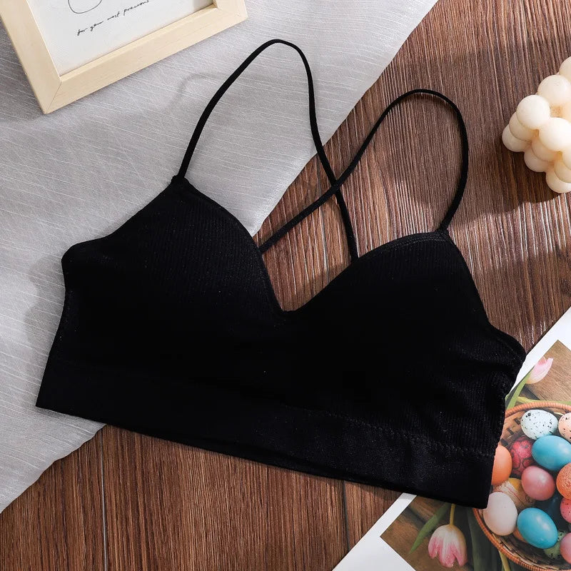 CowLost | product_id-seamless-wire-free-push-up-deep-v-bralette-for-women |16