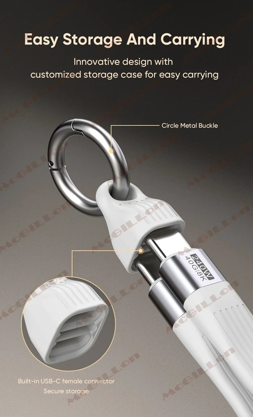 CowLost | product_id-pd-240w-usb4-type-c-40gbps-keychain-cable-pd3-1-5a-8k-60hz-usb-c-to-usb-c-for-laptop-macbook-iphone-tv |5