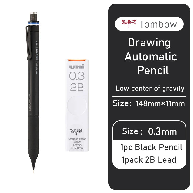 CowLost | product_id-tombow-mono-graph-fine-0-5mm-mechanical-pencil-with-metal-grip-and-eraser-for-professionals |45