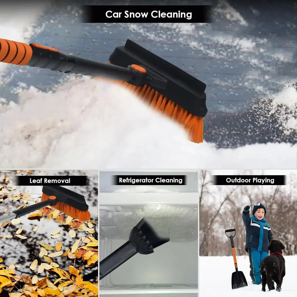CowLost | ice-scrapers-snow-brushes-product_id-yiju-5-in-1-retractable-car-ice-scraper-snow-brush-and-shovel-winter-cleaning-tool |8
