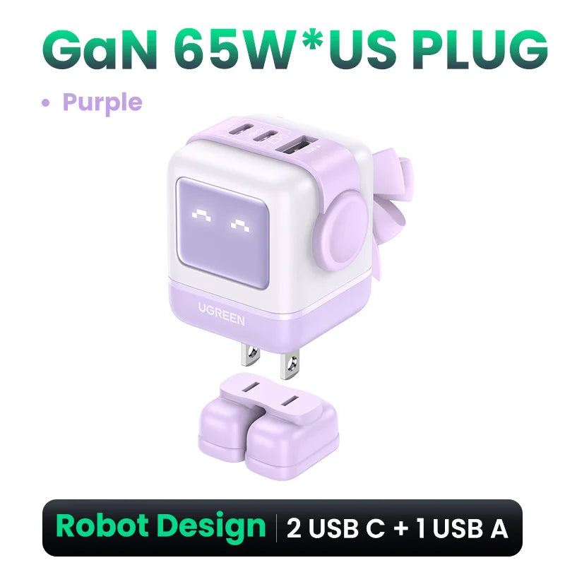 CowLost | ugreen-30w-65w-gan-charger-robot-design-pd3-0-fast-charger |24