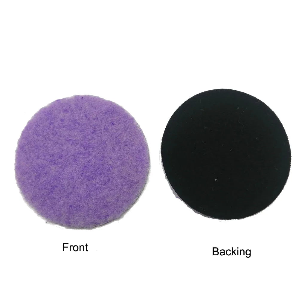CowLost | cdwts-2-inch-mini-purple-wool-polish-pad-wax-for-automotive |4