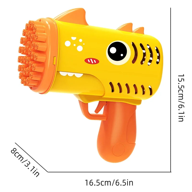 CowLost | product_id-childrens-dinosaur-bubble-gun-toy-outdoor-wedding-game-35-hole-no-battery-no-bubble-water |8