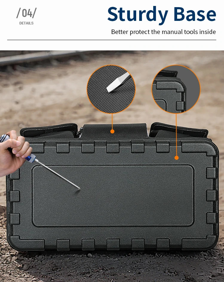 CowLost | product_id-heavy-duty-16-pocket-electrician-tool-bag-with-hard-bottom-for-hvac-mechanic |11
