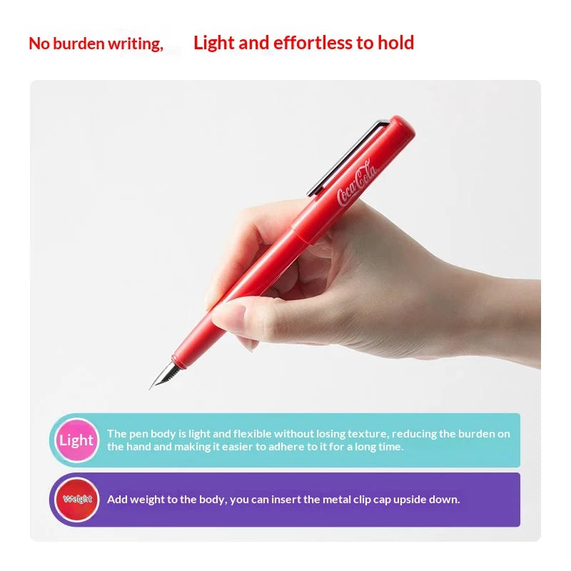 CowLost | product_id-kaco-retro-coca-cola-mellow-fountain-pen-extra-fine-0-38mm-with-built-in-cartridge |6