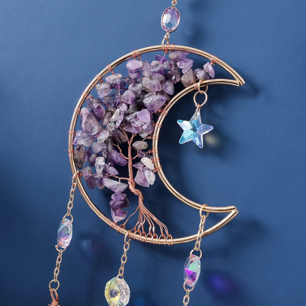 CowLost | natural-crystal-stone-moon-sun-catcher-eid-mubarak-decor |5