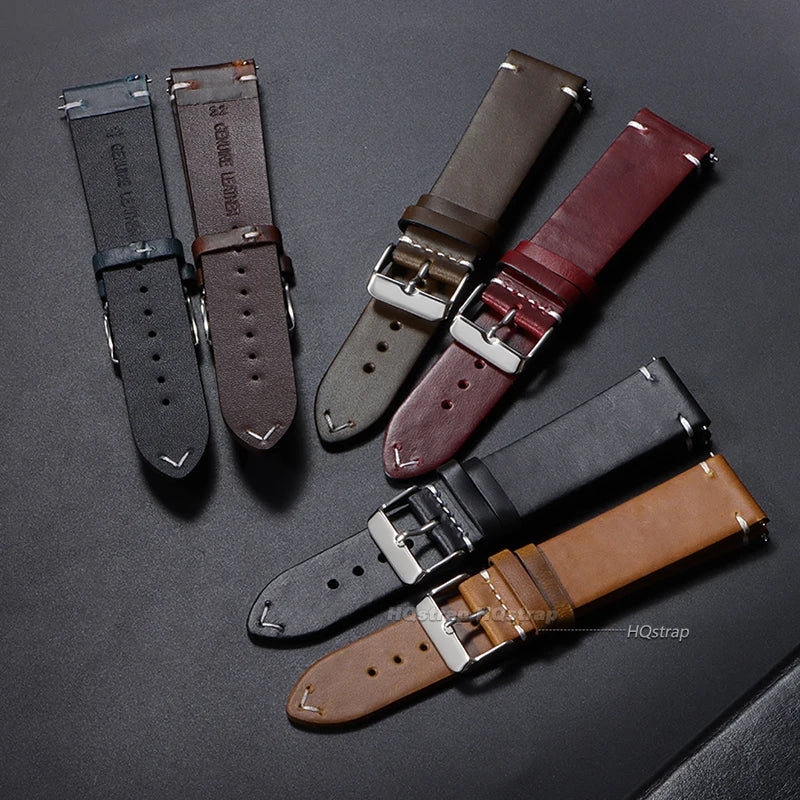 CowLost | watch-bands-product_id-vintage-oil-wax-leather-watch-band-18-22mm-handmade-cowhide-strap-quick-release-for-seiko-smartwatch |3
