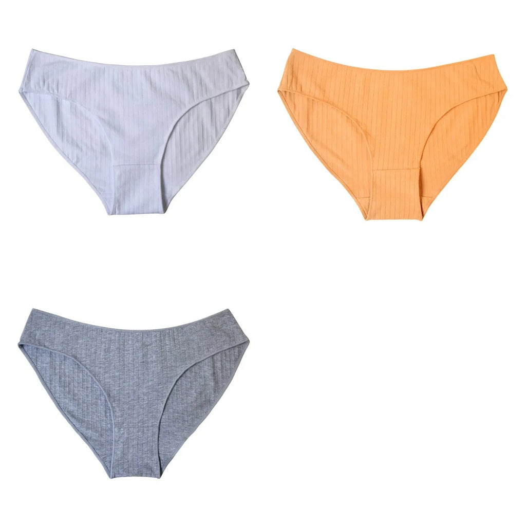 CowLost | 3pcs-set-cotton-panties-women-low-rise-underwear-breathable-female-underpants-womens-sexy-lingerie-m-xl-seamless-briefs |11