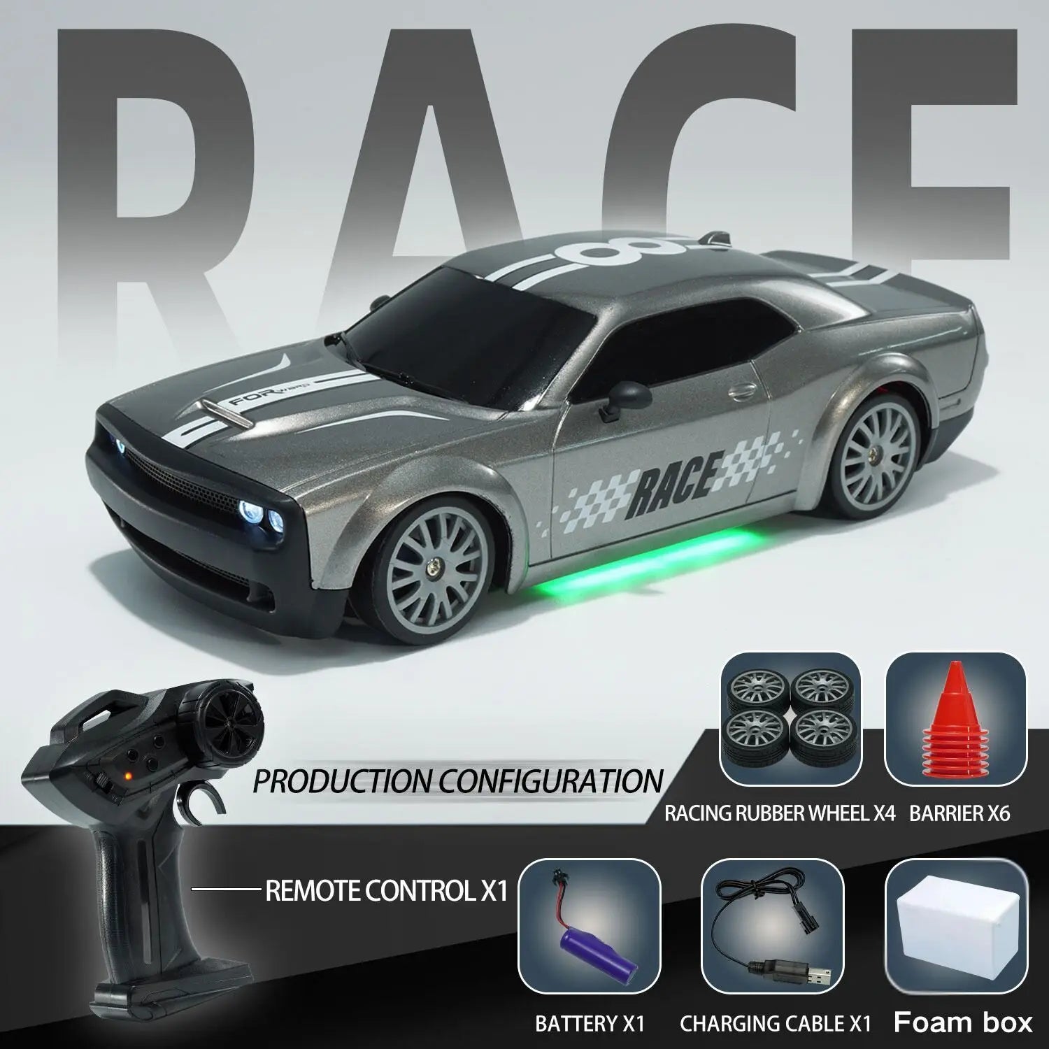 CowLost | fencing-barriers-dodge-hellcat-1-16-4wd-high-speed-remote-control-drift-car |44
