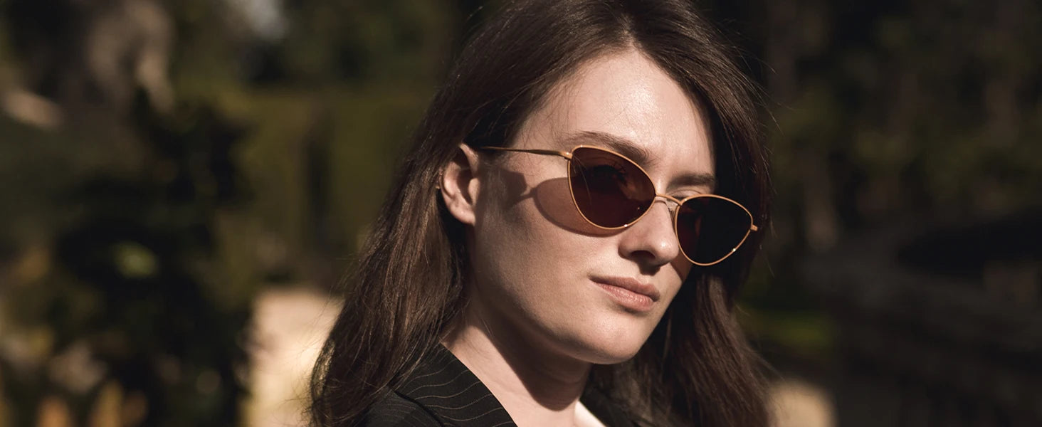 CowLost | zenottic-ladies-fashion-small-cat-eye-sunglasses-fashion-narrow-metal-frame |8