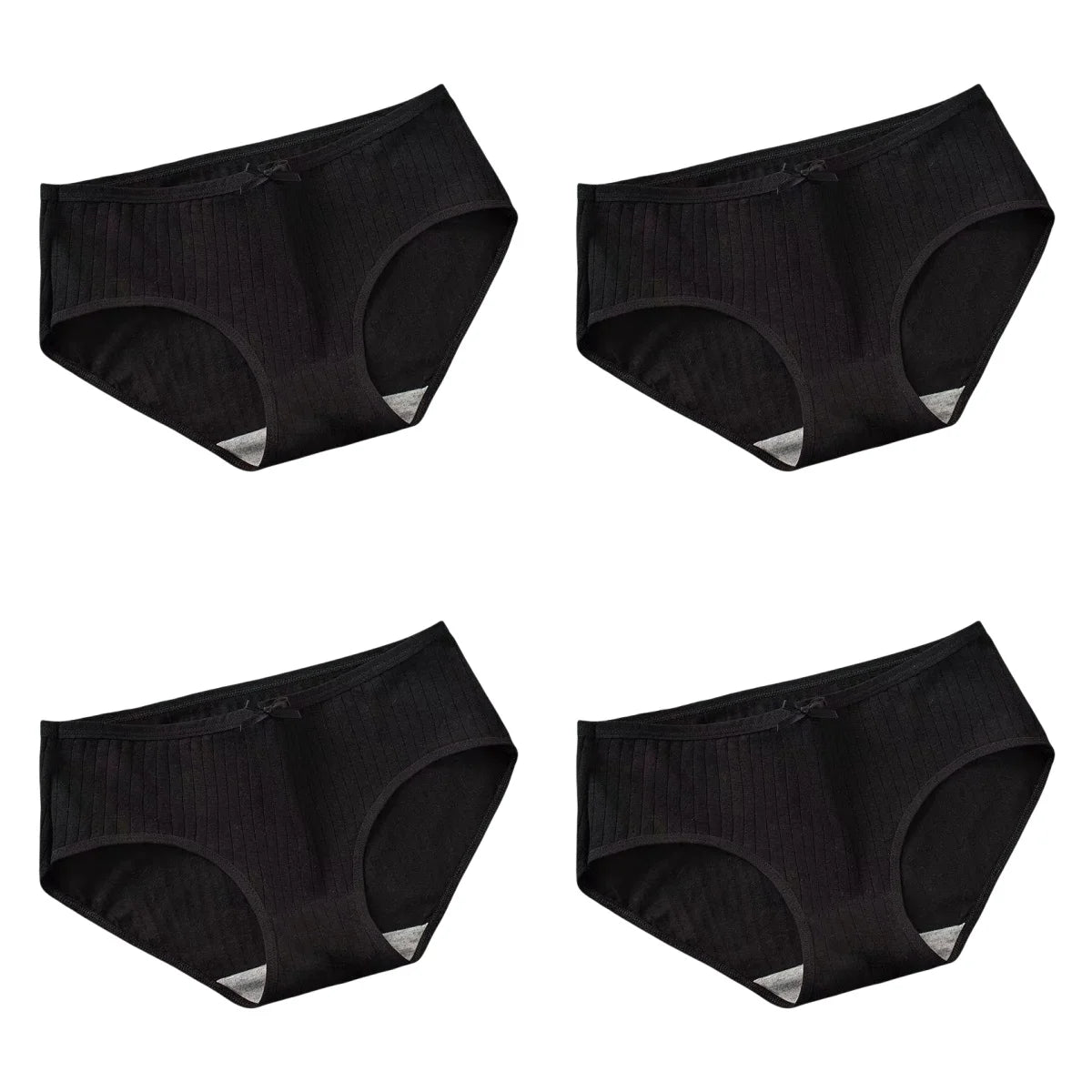 CowLost | product_id-4pcs-womens-low-waist-cotton-breathable-briefs |35