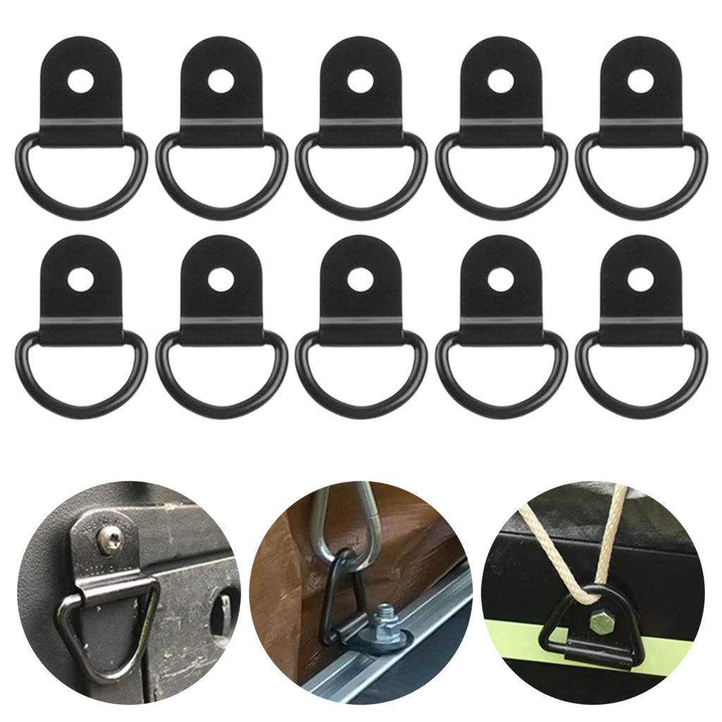 CowLost | product_id-10pcs-stainless-steel-d-ring-tie-down-anchors-for-car-truck-rv-trailers |10